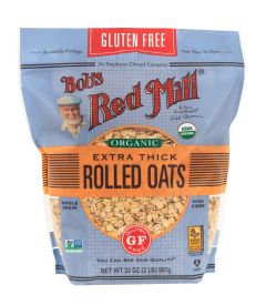 Gluten Free Organic Extra Thick Rolled Oats