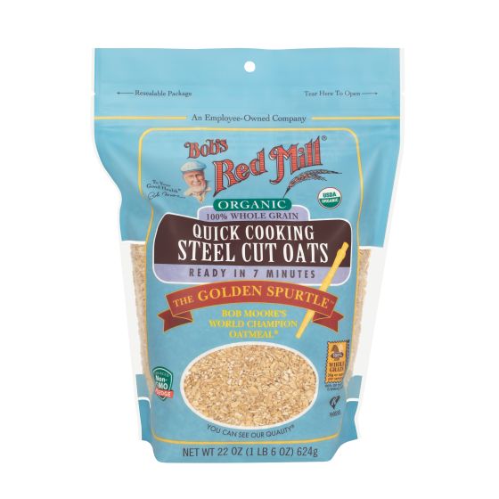 Bob's Red Mill Organic Quick Cooking Steel Cut Oats 