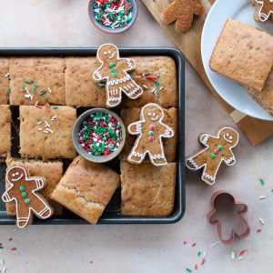 Gingerbread Sheet Pan Pancakes